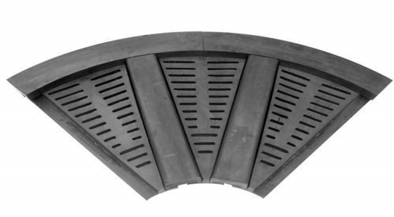 德厚為您解析球磨機橡膠襯板各部分的用途及橡膠襯板特點